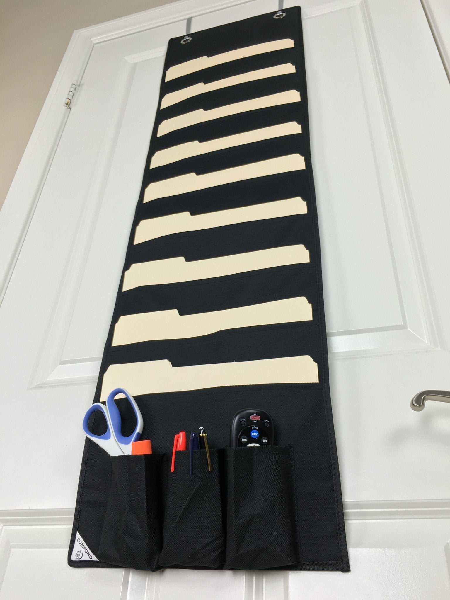 Hanging File Folder Organizer Behind the Door Paperwork Organizers