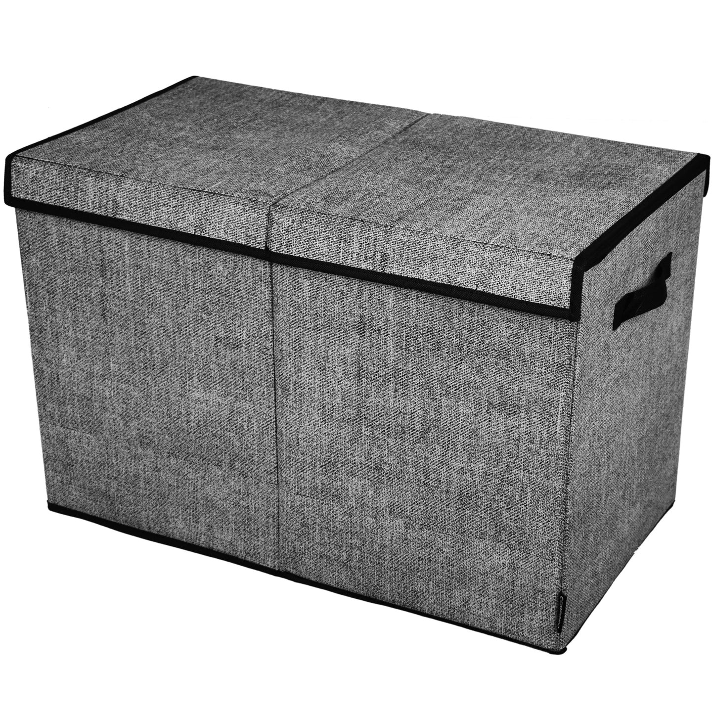 COMPONO Dark Grey Storage Box with Flip Top