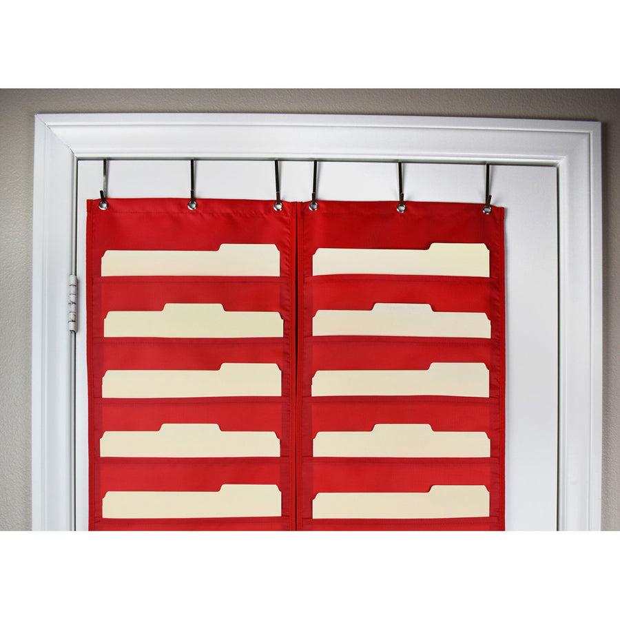 Over Door Hangers with Pocket Charts Hanging