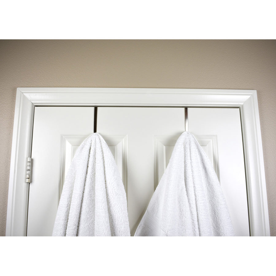 Towels on Over Door Organizer