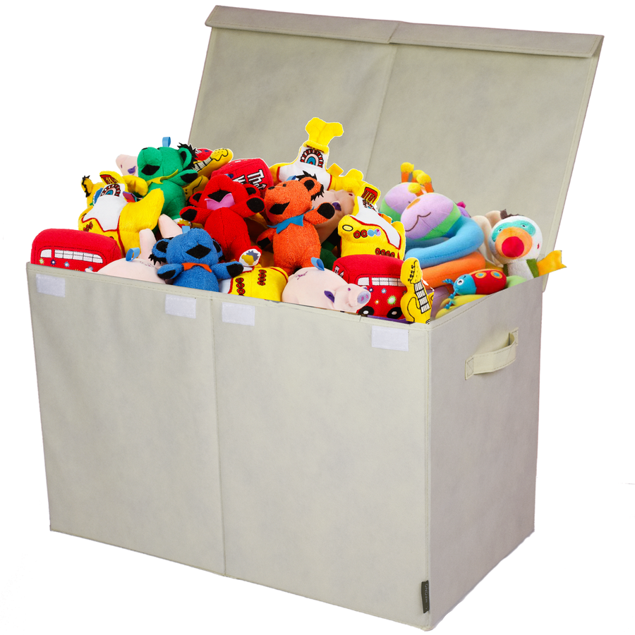 Toy Chest and Storage Box | House Organization Products | Kids Room or Living Room Storage (White)